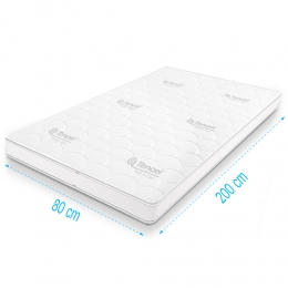 TopdekmatraskoudschuimTencelDeluxe80x200dikte11cm