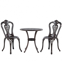 Beliani-BOVINO-Bistrosetvoor2-Bruin-Aluminium