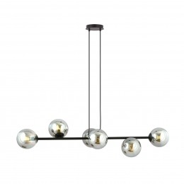 ZwartehanglampeettafelValentino6-lichtsNADUVICollection