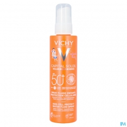 VichyCapitalSoleilKidsCellProtectWaterFluidSpraySPF50200ml