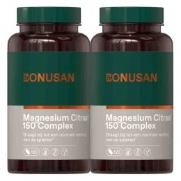 GratisVerzending2xBonusanMagnesiumcitraat150mgplus120tabletten