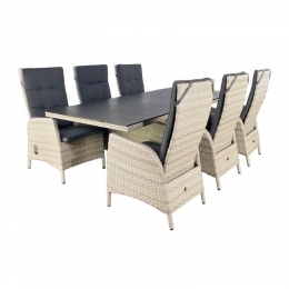 DiningsetSantaCruzSunriseBeige220x100cmOosterikHome-Oosterikhome