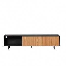 Bronx71Tv-meubelRayzwartblankeiken180cm