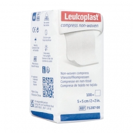 LeukoplastKompresNonWoven5cmx5cm100Stuks