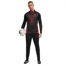 PUMAACMilanTrainingspak14-Zip2025-2026ZwartRood