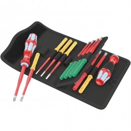 Wera0500663100117-deligKraftformKompaktVDERVS17ExtraSlim1ToolFinderWisselklingensetInEtui