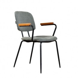 Bronx71ScandinavischeeetkamerstoelOskargroengerecycledestof