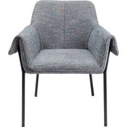 StoelmetarmleuningBessFlittergrijsKareDesign