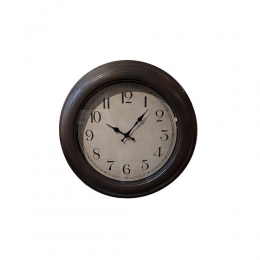 WandklokmetallookbruinVanderLeeden-Vanderleeden