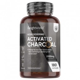 Actievekool-2000mg180Capsule-Geactiveerdekool-2maandenvoorraad