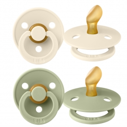 BibsIvorySage0-6mnd2StuksAnatomischeFopspeen2111416