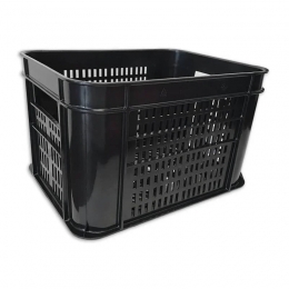 LynxKunststofFietskrat-Zwart-30Liter