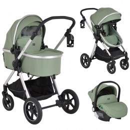 MoniAlinaDarkGreen3-in-1CombiKinderwagenincli-SizeAutostoel112066