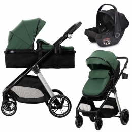 LorelliAspenGreen3-in-1CombiKinderwagenincli-SizeAutostoel