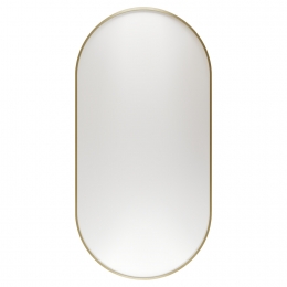 SpiegelHacekaDecoOvaal80x40cmGeborsteldGoud