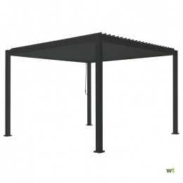 PatioCovervierkantMAlvaroGazebo360x400h250cmMattroyalgreyoverkappingpergolaSuns-Suns