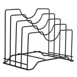 QUVIOTijdschriftenhoudermetaal-Zwart