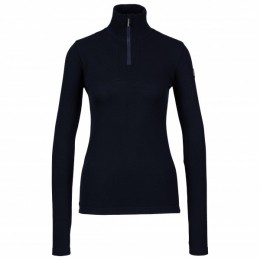 WeNorwegians-WomensTryvannColblockZipup-Merino-ondergoedmaatSzwart