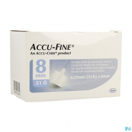 AccuFine31g8mm100