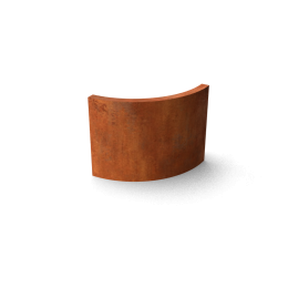 FrontaKeerwandencortenstaalbuitenbochtL50xB50xH20cmGeroba-Geroba