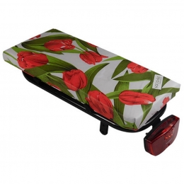 BagagedragerkussenCushieTulipsRed