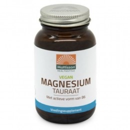 GratisVerzendingMattissonMagnesiumTauraatVegan60vegacapsules