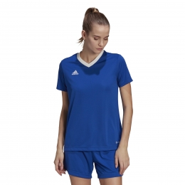 adidasEntrada22VoetbalshirtDamesBlauwWit