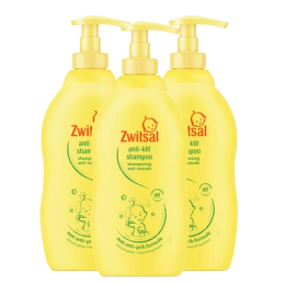 Zwitsal-AntiKlitShampoo-3x400ml-Voordeelpack