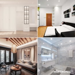 Setvan3dimbareLEDinbouwspotsRome-Wit-6Watt-Kantelbaar-2700Kwarmwit-IP44-Geringeinbouwdiepte