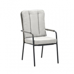 VeniceDiningTuinstoelCarbonBlackDesertSandGardenImpressions-Gardenimpressions