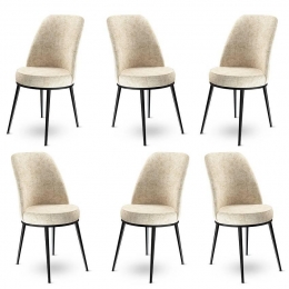 Setvan6eetkamerstoelenDexavelvetAtelierDelSofa