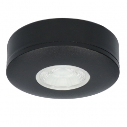 LEDOpbouwspotPavo-Zwart-3Watt-2700K-300lm-69mm-Zeerdun23mm