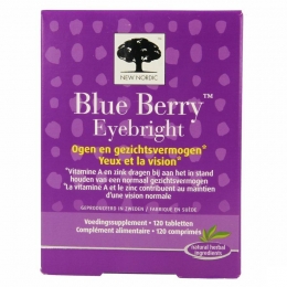 NewNordicBlueBerryEyebrightVoedingssupplementOgen120Tabletten