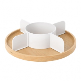 UmbraLazySusanDraaibareOrganizer-WitNaturel