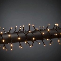 LEDClusterverlichtingvoorbinnen-2100KAmber-200LEDs-44meter-IP20-Kerstverlichting-Incltransformator