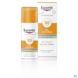 EucerinSunOilControlDryTouchGel-CrmeOnzuivereenVetteHuidSPF5050ml