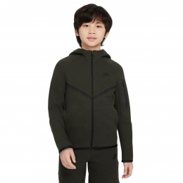 NikeTechFleeceSportswearVestKidsDonkergroenZwart