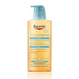 EucerinAtopiControlBad-enDoucheolieZeerDrogeHuidmetneigingtotAtopiemetpomp400ml
