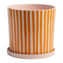 kleveringRayBloempotLarge-Oranje