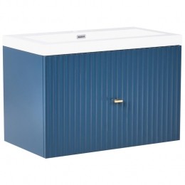 Beliani-LAGO-Wandgemonteerdewastafelkast-Donkerblauw-MDF