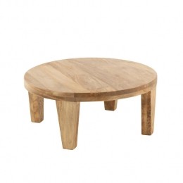 J-LinesalontafelRond-hout-naturel