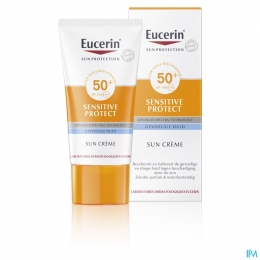 EucerinSunSensitiveProtectCrmeGevoeligeHuidSPF5050ml