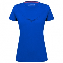 Salewa-WomensPureEagleSketchAllMountainT-Shirt-Merinoshirtmaat32blauw