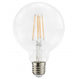 LEDFilamentlampE27-9Watt1055Lumen-G95-2700KWarmwitlicht-Dimbaar-Helderglas