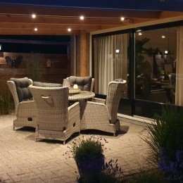 Navarra-Completeset12x3WMiniLEDinbouwspotsOpbouwspots12V-IP44waterdicht-Voorverandacarportkapschuurbadkamer-DimbaarInclRF-a