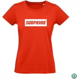 T-shirtKorteMouwSubprimeWmnTeeBlockRood