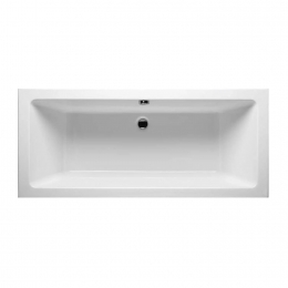 LigbadDuoWiesbadenDahliaSantinoInbouw180x80x49cmWit