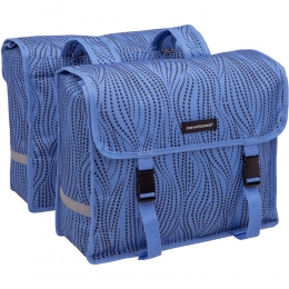 DubbelefietstasFioriDoubleAlmaBlue30L