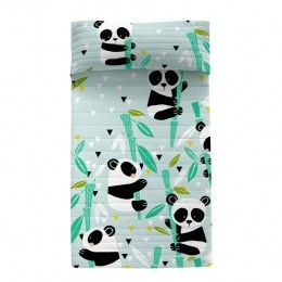 PandagardenblauwSpreiMoshiMoshiBlauw100Katoenbuitenkant100Polyestervullingdekwaliteitvan150TC