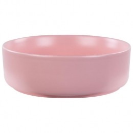 Beliani-GUDAR-Wastafel-Roze-37cm-Keramiek